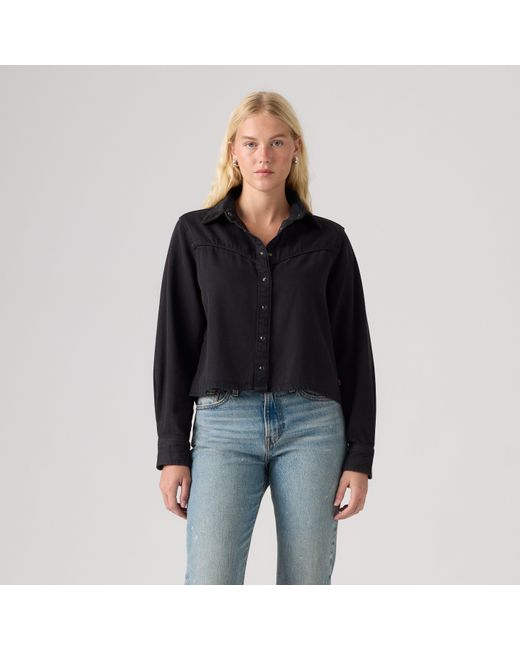 Levi's Logan Shacket in het Black
