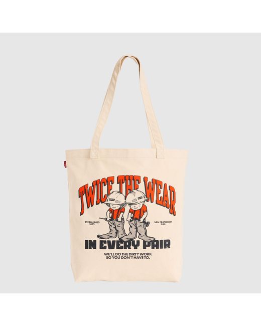 Levi's Blue Graphic Tote for men