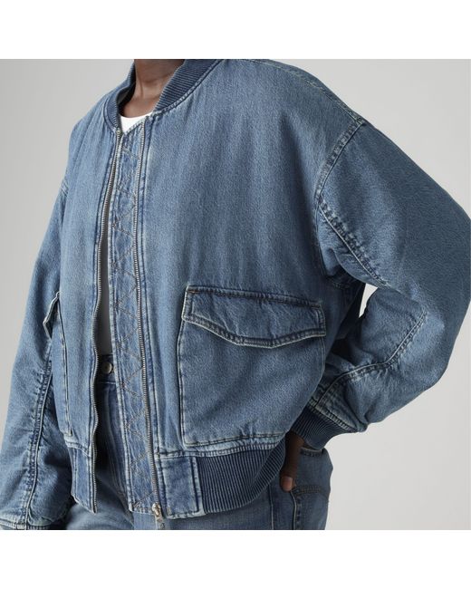 Levi's Andy Tech Lightweight Jack in het Blue