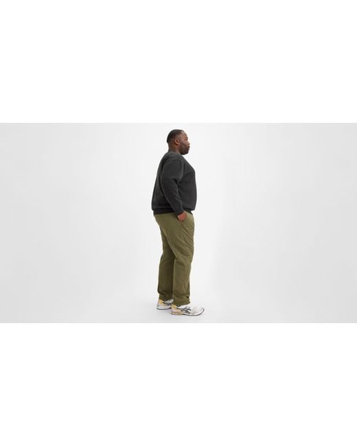 Pantalon xx chino standard fuselé (grandes tailles) Levi's pour homme en coloris Black