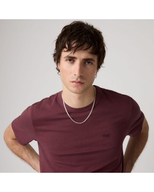 Original Tee Levi's de hombre de color Purple