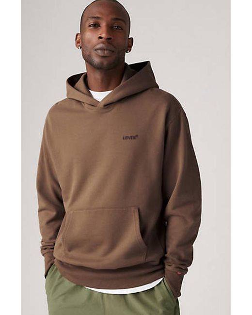 Levi s Authentic Hoodie in Black for Men Lyst UK