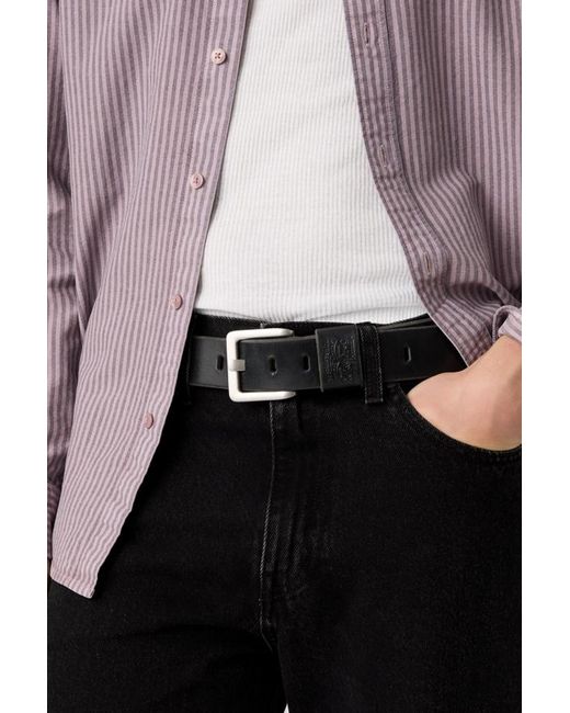 Levi's Pink Arlo Wide Prong Belt for men