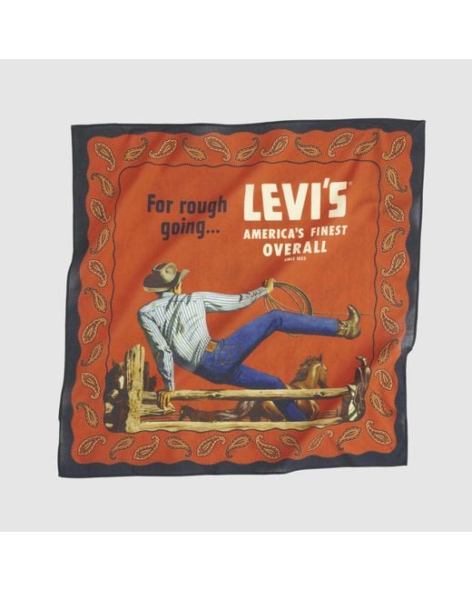 Levi's Blue Bandana for men