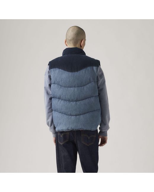 Chaleco Wild West Levi's de hombre de color Blue