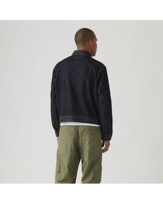 Levi's Embarcadero Station Trucker Jacket in het Blue voor heren