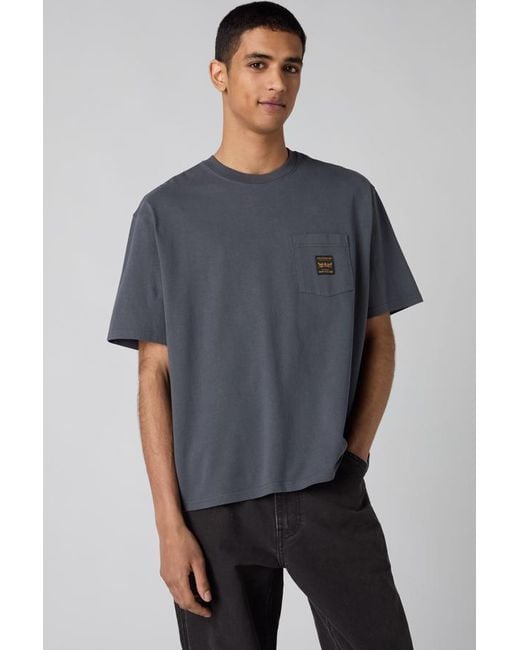 Levi's Gray Workwear Pocket Tee for men
