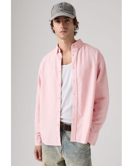 Levi's Authentic Hemd Mit Knopfleiste in Pink für Herren
