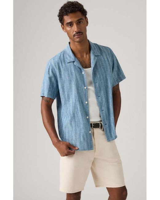 Levi's Blue Sunset Camp Lightweight Shirt for men
