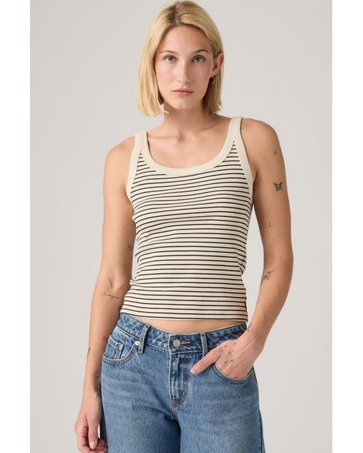 Débardeur Maille Côtelée Essential Levi's en coloris Brown