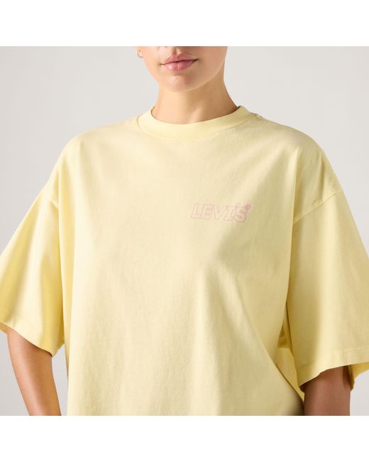 Graphic Short Stack Tee Levi's de color Yellow