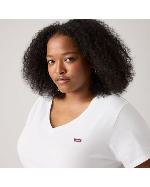 Levi's Black The Perfect V Neck (Plus Size)