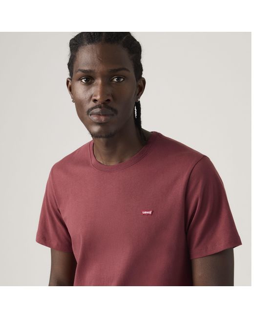 Levi's Red Original Housemark Tee for men