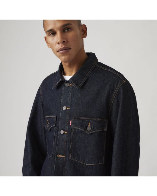 Levi's Embarcadero Station Trucker Jacket in het Blue voor heren