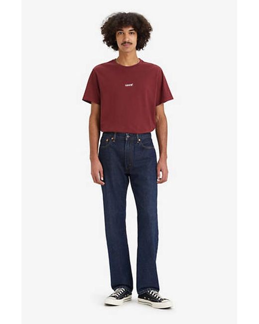 Levi's 555 Relaxed Straight Jeans in Red für Herren