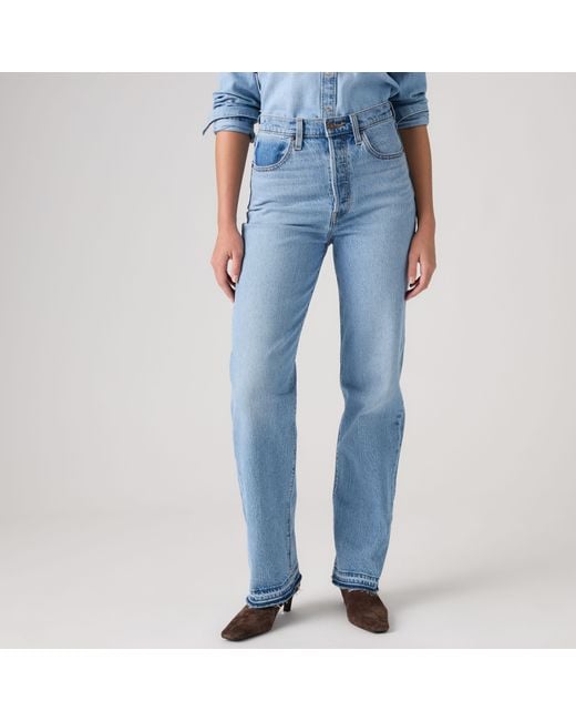Levi's Blue Ribcage Full Length Recrafted Jeans