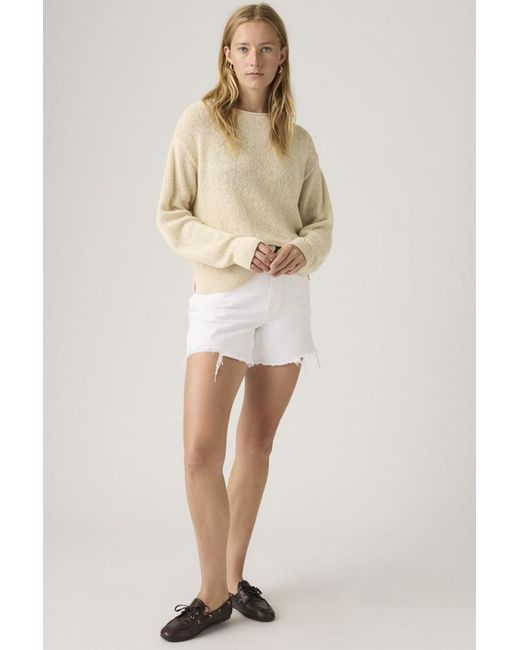 Levi's Natural Ribcage Shorts