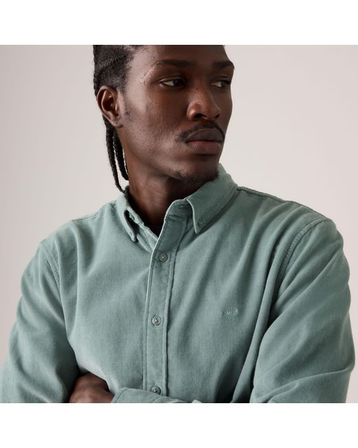 Levi's Green Authentic Button Up Shirt for men