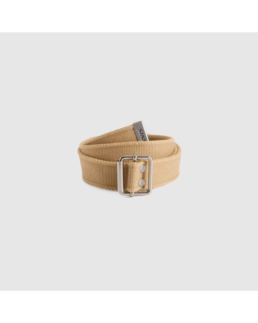 Levi's Blue Washed Down Cotton Web Belt for men