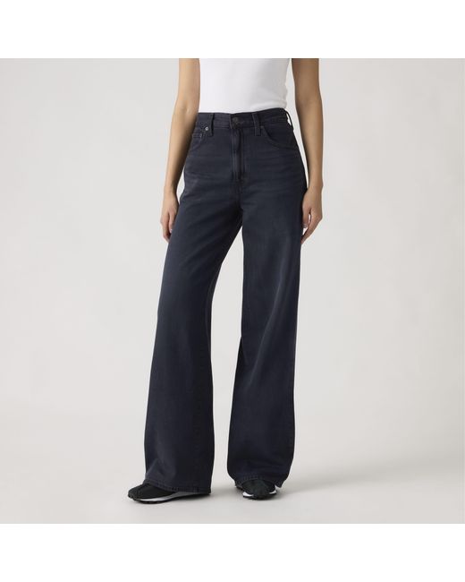 Levi's Blue Cinch Wide Leg Lightweight Jeans