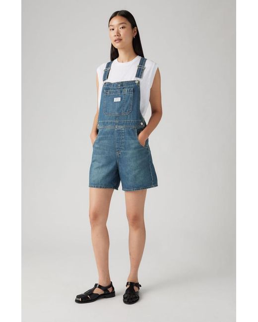 Levi's Blue Utility Lightweight Shortalls