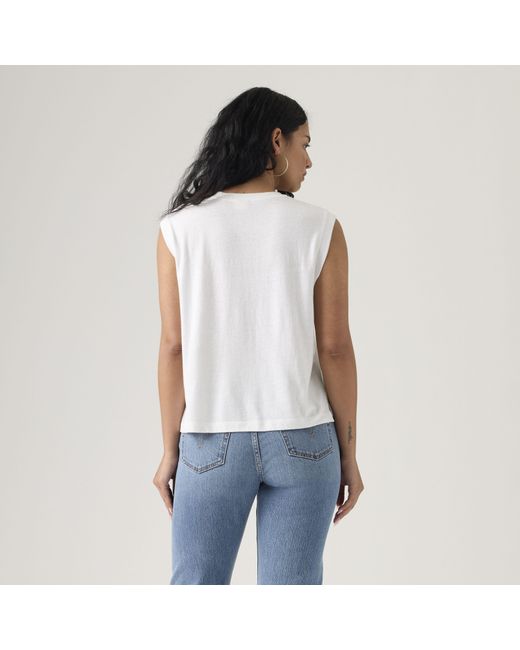 Levi's Boxy Tanktop in het Blue