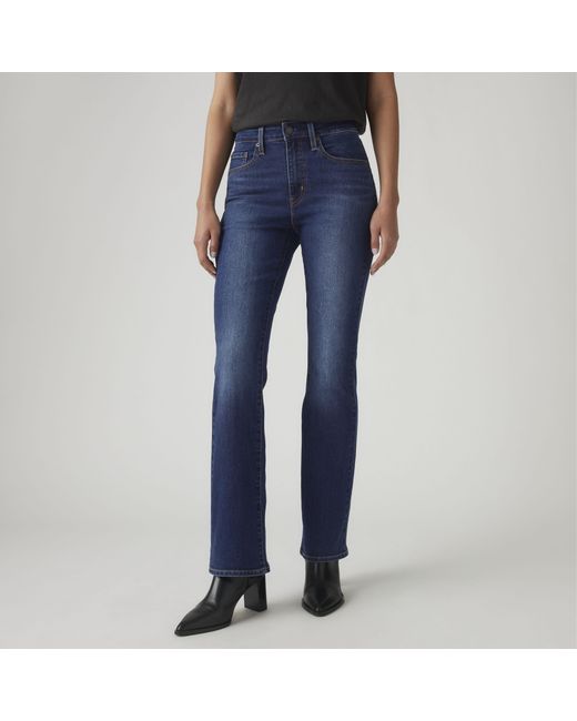 Levi's Blue 725 High Rise Bootcut Jeans