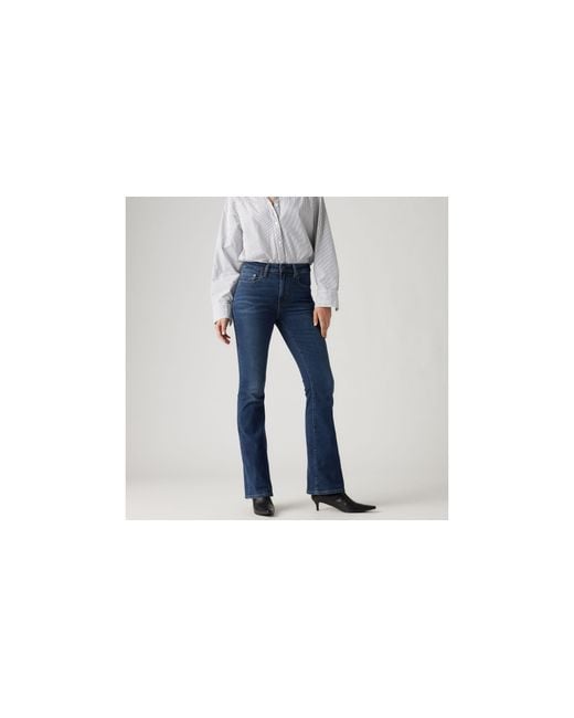 Levi's Blue 725 High Rise Bootcut Jeans