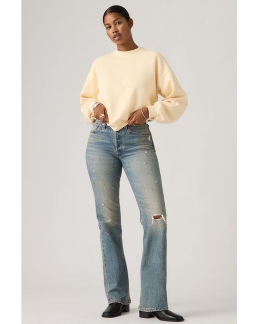 Levi's Blue Wedgie Bootcut Jeans