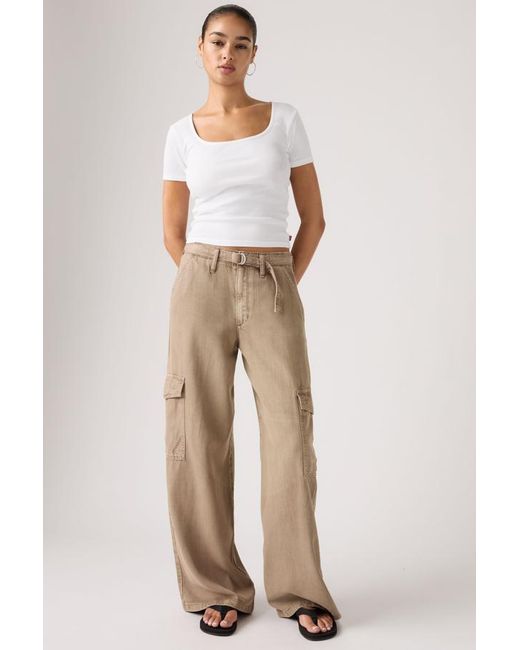 Levi's Natural Baggy Dad Lightweight Cargo