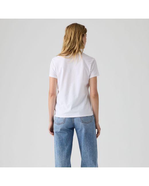Perfect Tee Levi's de color White