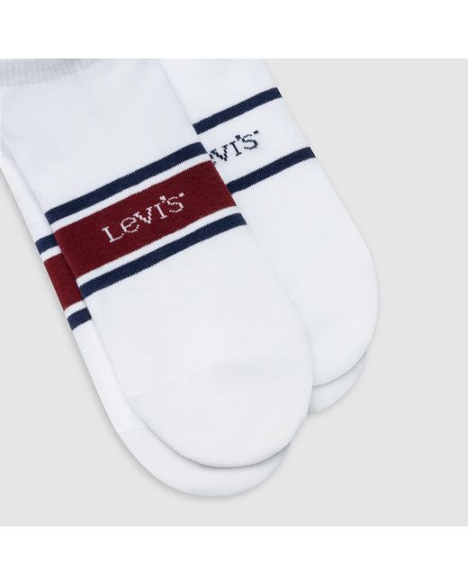Levi's Red Low Cut Socks 2 Pack for men