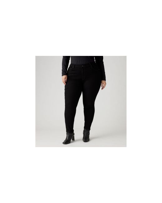 Levi's 721tm Skinny Jeans Met Hoge Taille (plus Size) in het Black