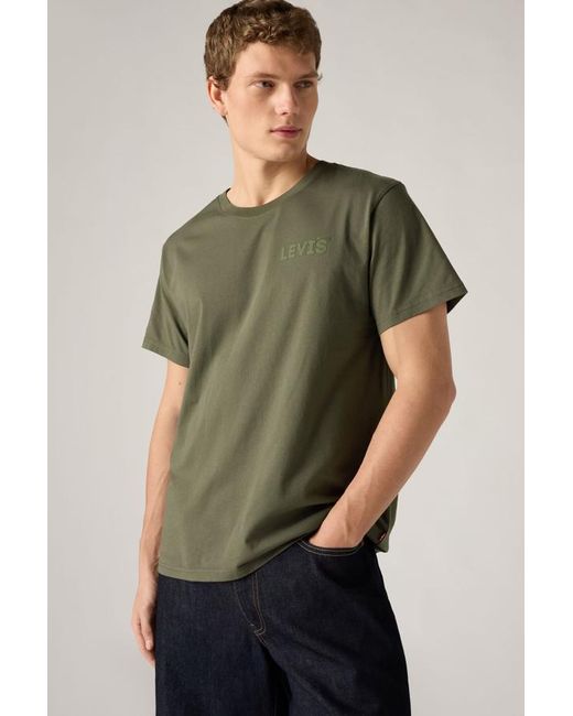 Levi's Green Relaxed Fit Graphic Tee for men