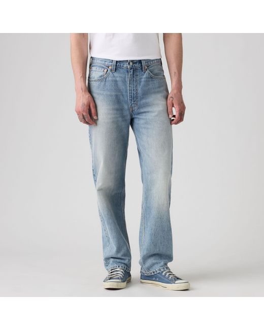 Levi's Blue 565 Loose Straight Jeans for men