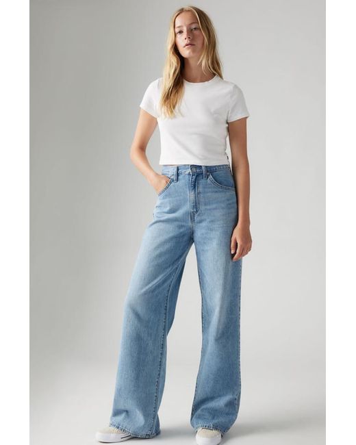 Levi's Blue Cinch Baggy Lightweight Jeans