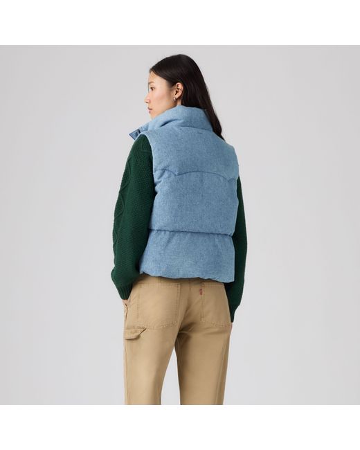 Tate Bubble Vest Levi's de color Blue