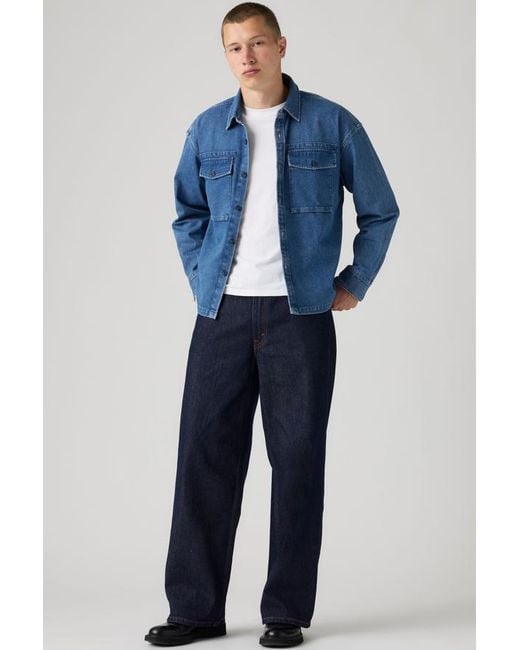Levi's Blue Extra Baggy Jeans for men