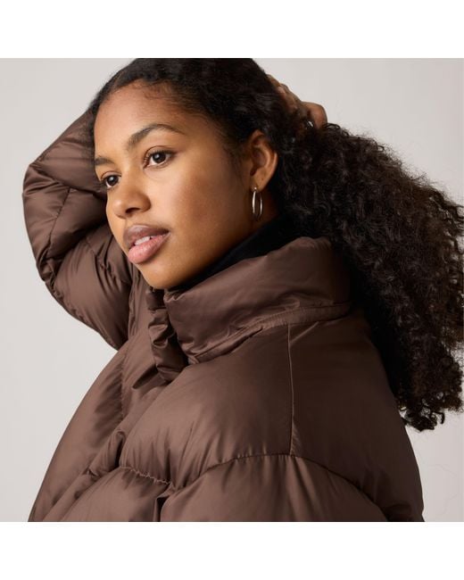 Levi's Brown Western Bubble Shortie Jacket