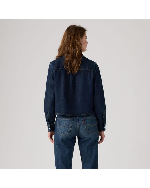 Levi's Logan Shacket in het Blue