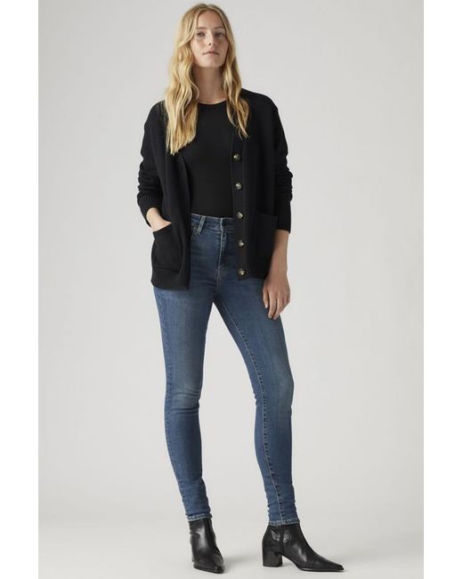 Levi's Blue 721 High Rise Skinny Jeans
