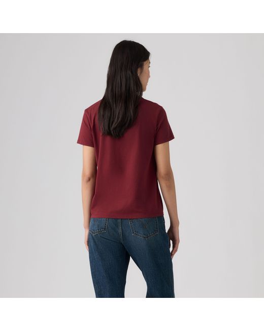 Levi's Perfect Tee in het Red
