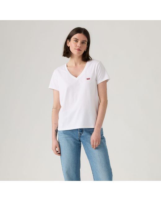 Levi's Black Perfect V Neck Tee (2 Pack)