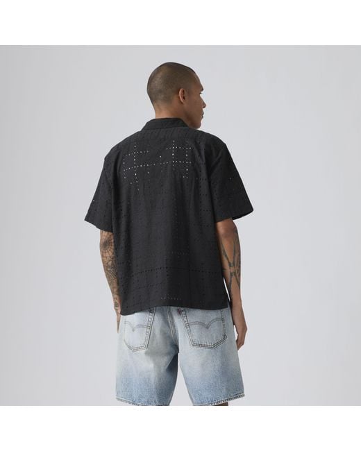 Levi's Sunset Camp Lightweight Overhemd in het Black voor heren