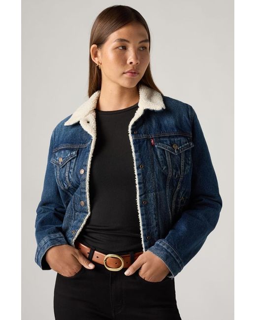 Levi's Blue Original Sherpa Trucker Jacket