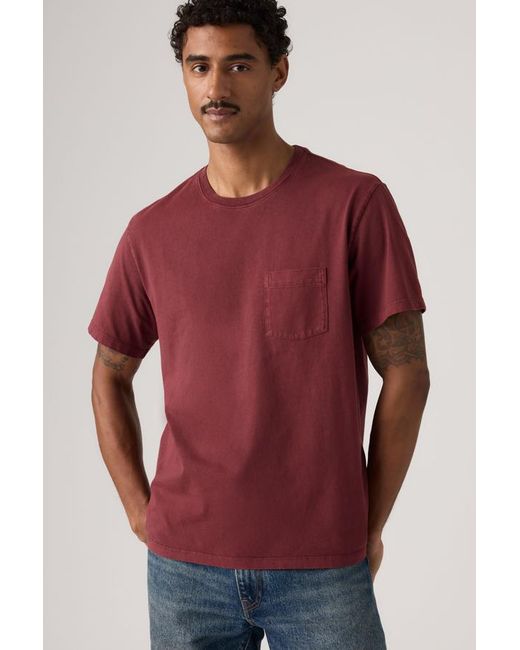 Essential Pocket Tee Levi's de hombre de color Red