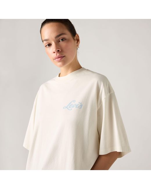 Graphic Short Stack Tee Levi's de color Natural