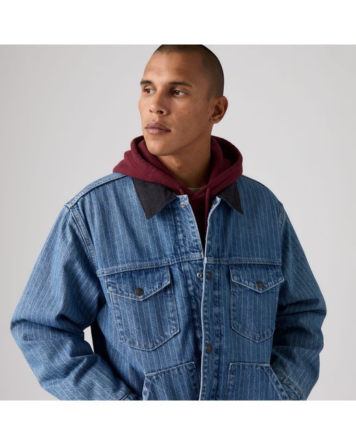 Levi's Blue Munroe Trucker Jacket for men