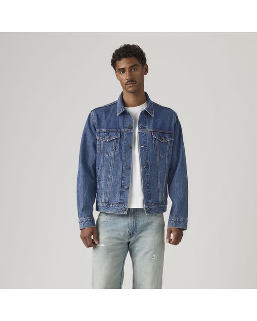 Levi's Trucker Jacket in het Blue voor heren