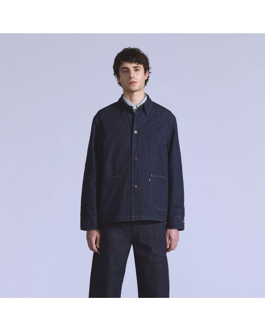 Levi's Naval Sack Coat Jas in het Blue voor heren